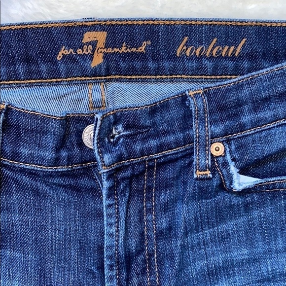 7 for all  Mankind Bootcut Jeans 27 - Picture 6 of 14